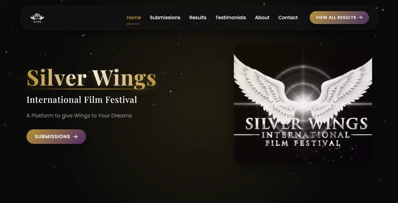 Silver Wings International Film Festival website